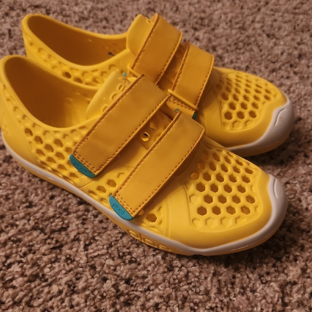 PLAE Yellow Water Shoes with Velcro Straps